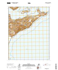 Iliamna B-3 SW topographic map thumbnail