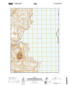 Nunivak Island A-2 SW topographic map thumbnail