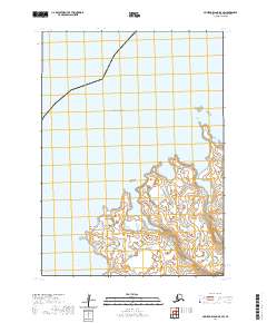 Nunivak Island B-5 SW topographic map thumbnail