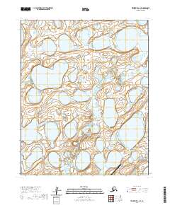 Teshekpuk A-1 SE topographic map thumbnail