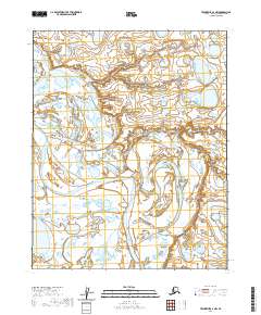Teshekpuk A-3 NW topographic map thumbnail