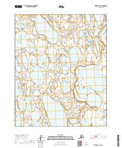 Teshekpuk A-4 SE topographic map thumbnail