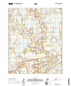 Teshekpuk A-5 SW topographic map thumbnail