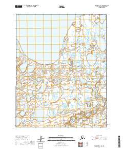 Teshekpuk B-1 NW topographic map thumbnail