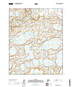 Teshekpuk B-1 SE topographic map thumbnail