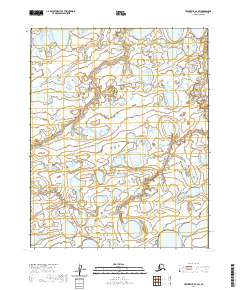 Teshekpuk B-2 SW topographic map thumbnail