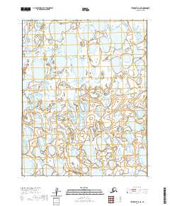 Teshekpuk B-3 NE topographic map thumbnail
