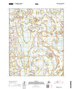 Teshekpuk B-4 SE topographic map thumbnail