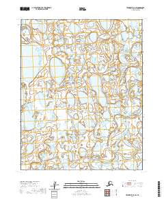 Teshekpuk B-4 SW topographic map thumbnail