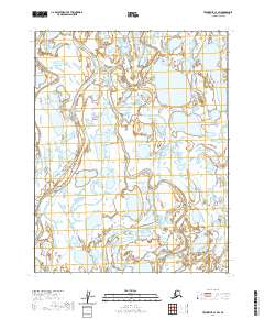 Teshekpuk C-3 SW topographic map thumbnail