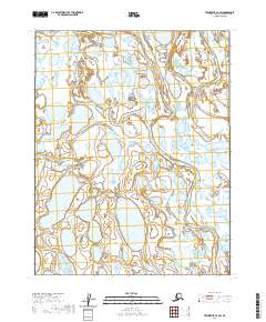 Teshekpuk C-4 SW topographic map thumbnail