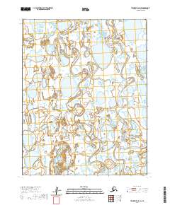 Teshekpuk C-5 SW topographic map thumbnail