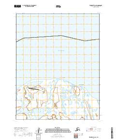 Teshekpuk D-1 NE topographic map thumbnail