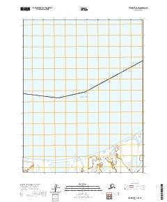 Teshekpuk D-1 NW topographic map thumbnail