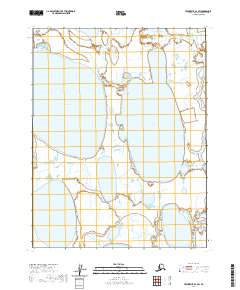 Teshekpuk D-1 SW topographic map thumbnail