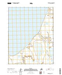 Teshekpuk D-2 SW topographic map thumbnail