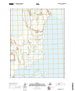 Teshekpuk D-3 NW topographic map thumbnail