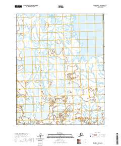Teshekpuk D-3 SW topographic map thumbnail