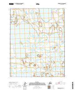 Teshekpuk D-4 SW topographic map thumbnail