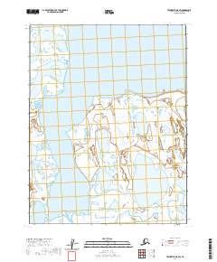 Teshekpuk D-5 SW topographic map thumbnail