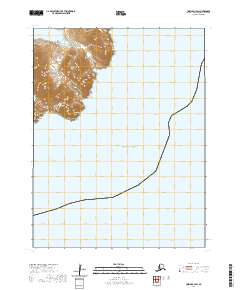 Unimak A-3 SW topographic map thumbnail