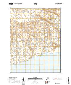 Unimak B-2 NW topographic map thumbnail