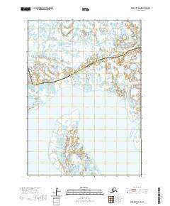 Baird Inlet D-8 NW topographic map thumbnail