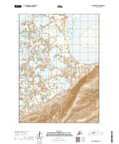 Baird Inlet D-8 SE topographic map thumbnail