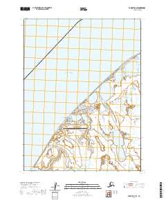 Barrow B-4 SW topographic map thumbnail