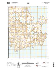 Cape Mendenhall D-2 NW topographic map thumbnail