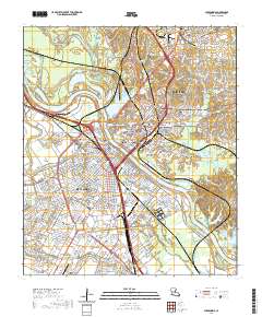 Alexandria 2021 topographic map thumbnail