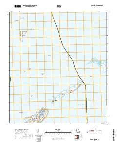 Barataria Pass 2020 topographic map thumbnail