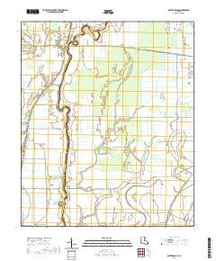 Baxter Bayou 2020 topographic map thumbnail