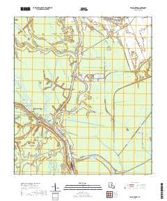 Bayou Sorrel 2020 topographic map thumbnail