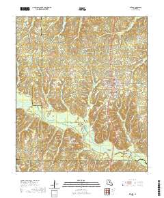 Bernice 2020 topographic map thumbnail
