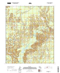 Bodcau Lake 2020 topographic map thumbnail