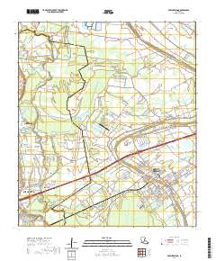 Breaux Bridge 2020 topographic map thumbnail