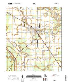 Bunkie 2020 topographic map thumbnail