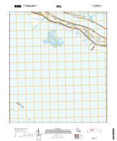 Buras 2020 topographic map thumbnail