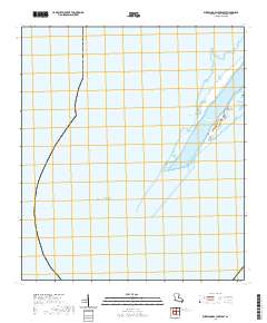 Burrwood Bayou West 2020 topographic map thumbnail