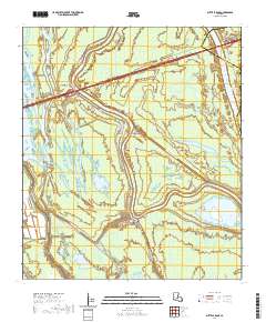 Butte La Rose 2020 topographic map thumbnail