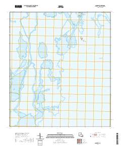 Cocodrie 2020 topographic map thumbnail