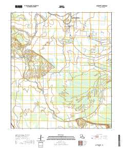 Cottonport 2020 topographic map thumbnail