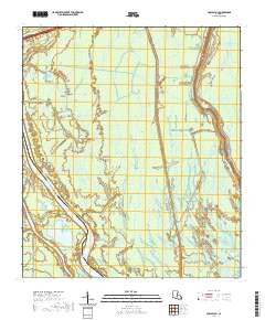 Cow Bayou 2020 topographic map thumbnail