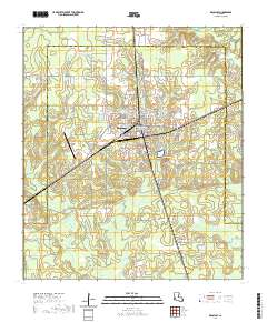 DeQuincy 2020 topographic map thumbnail