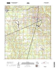 DeRidder 2020 topographic map thumbnail