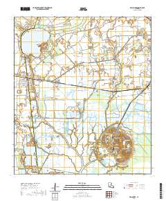 Delcambre 2020 topographic map thumbnail