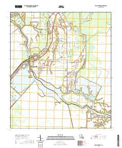 Des Allemands 2020 topographic map thumbnail