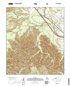 Flora 2020 topographic map thumbnail