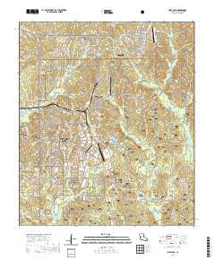 Fort Polk 2020 topographic map thumbnail